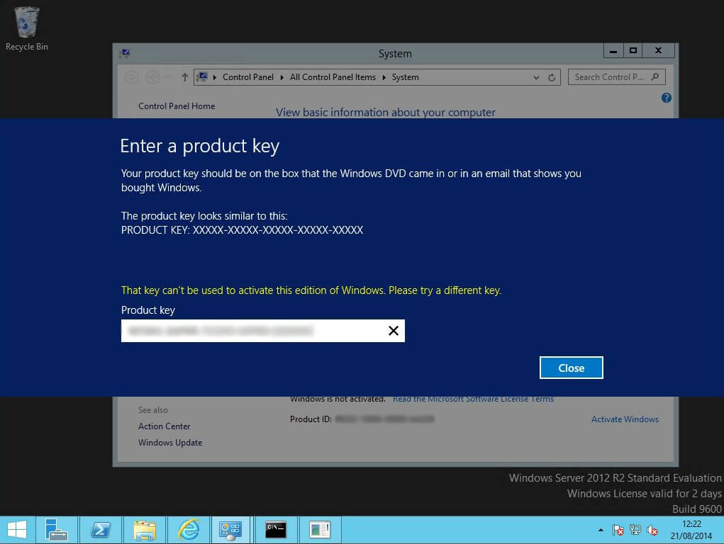 windows server 2012 essentials key for sale